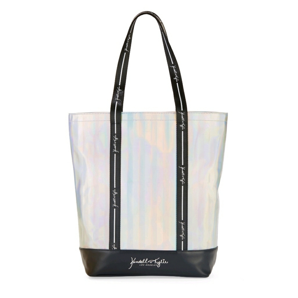 Kendall + Kylie iridescent tote bag